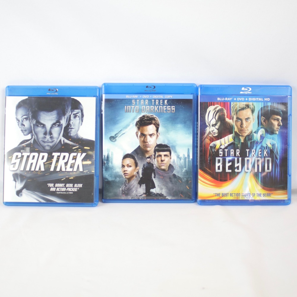 Star Trek Trilogy Blu-Ray Movie Set Bundle
